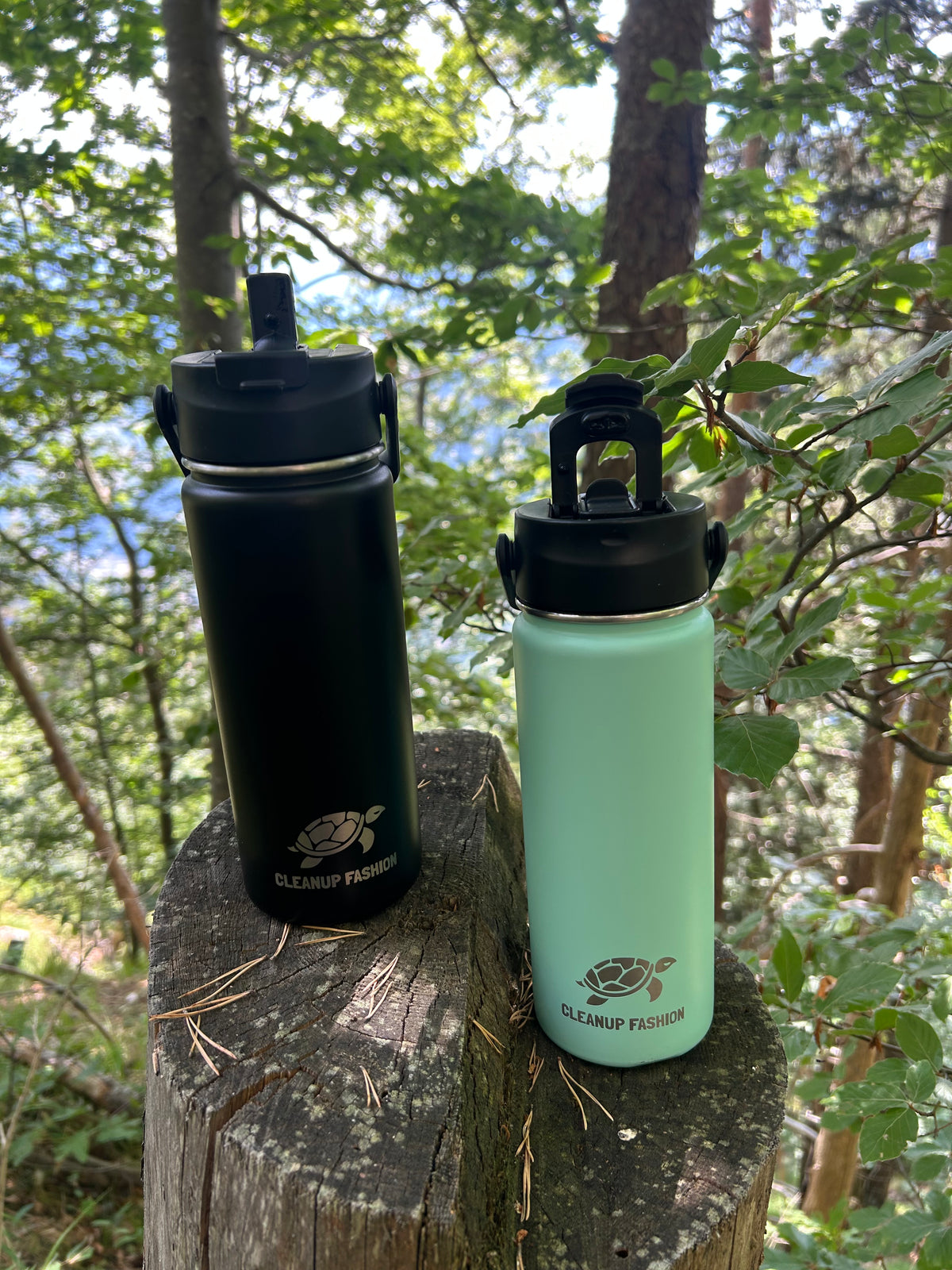 Cleanup Fashion Bottle Active 2 in 1 Cap Mint