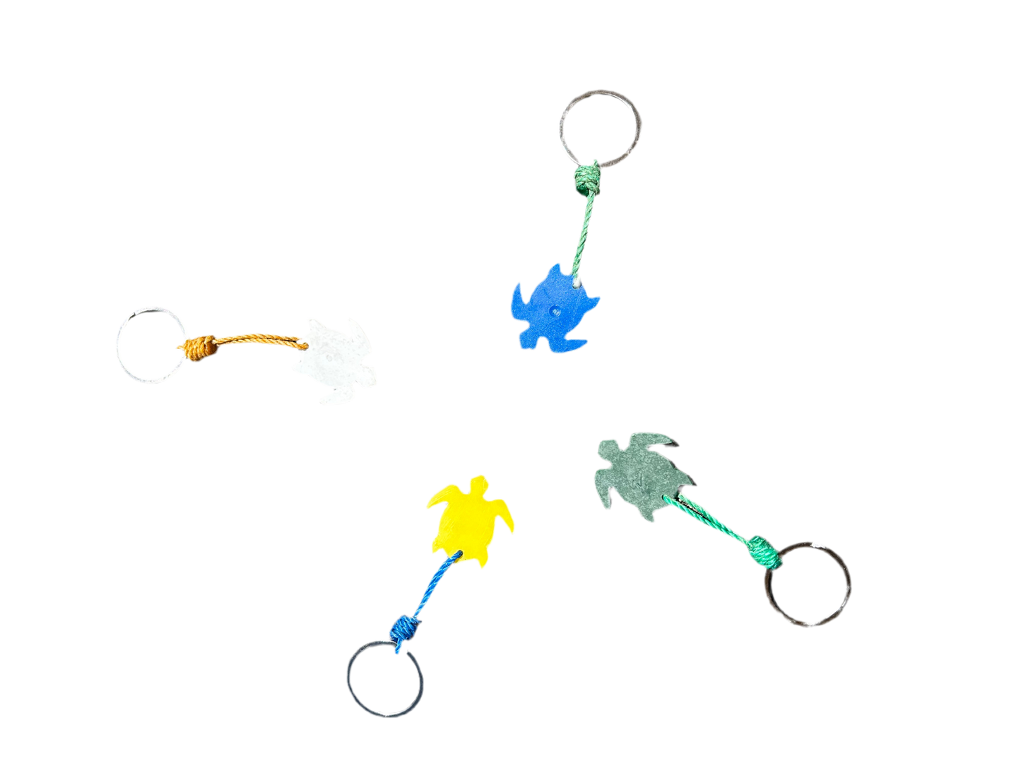 Turtle Key chains– Made from Ocean Waste