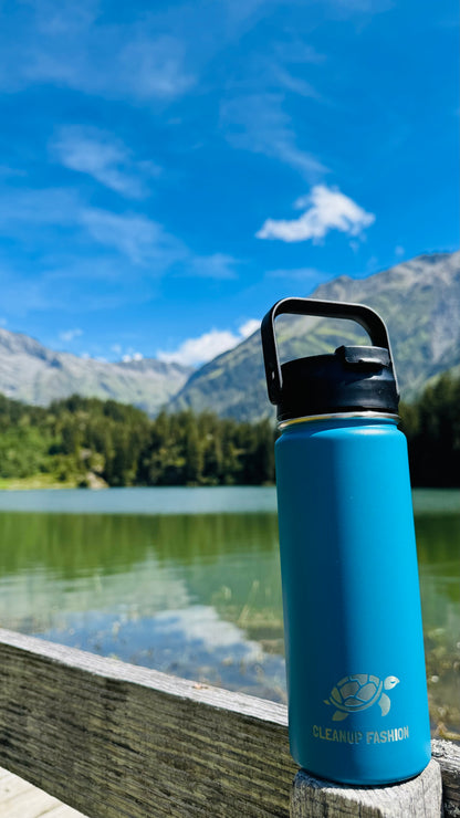 Cleanup Fashion Bottle Active 2 in 1 Cap Blue
