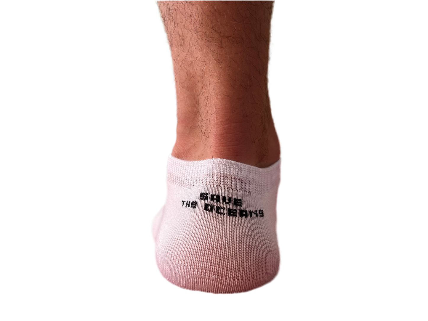 UNISEX Short Socks White "SAVE THE OCEANS" 3er Set