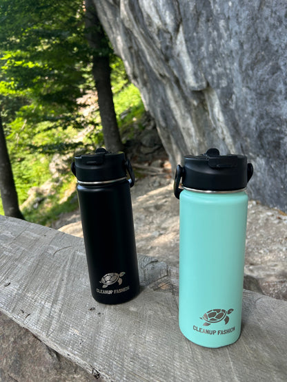 Impact Bottle Active 2 in 1 Cap Black