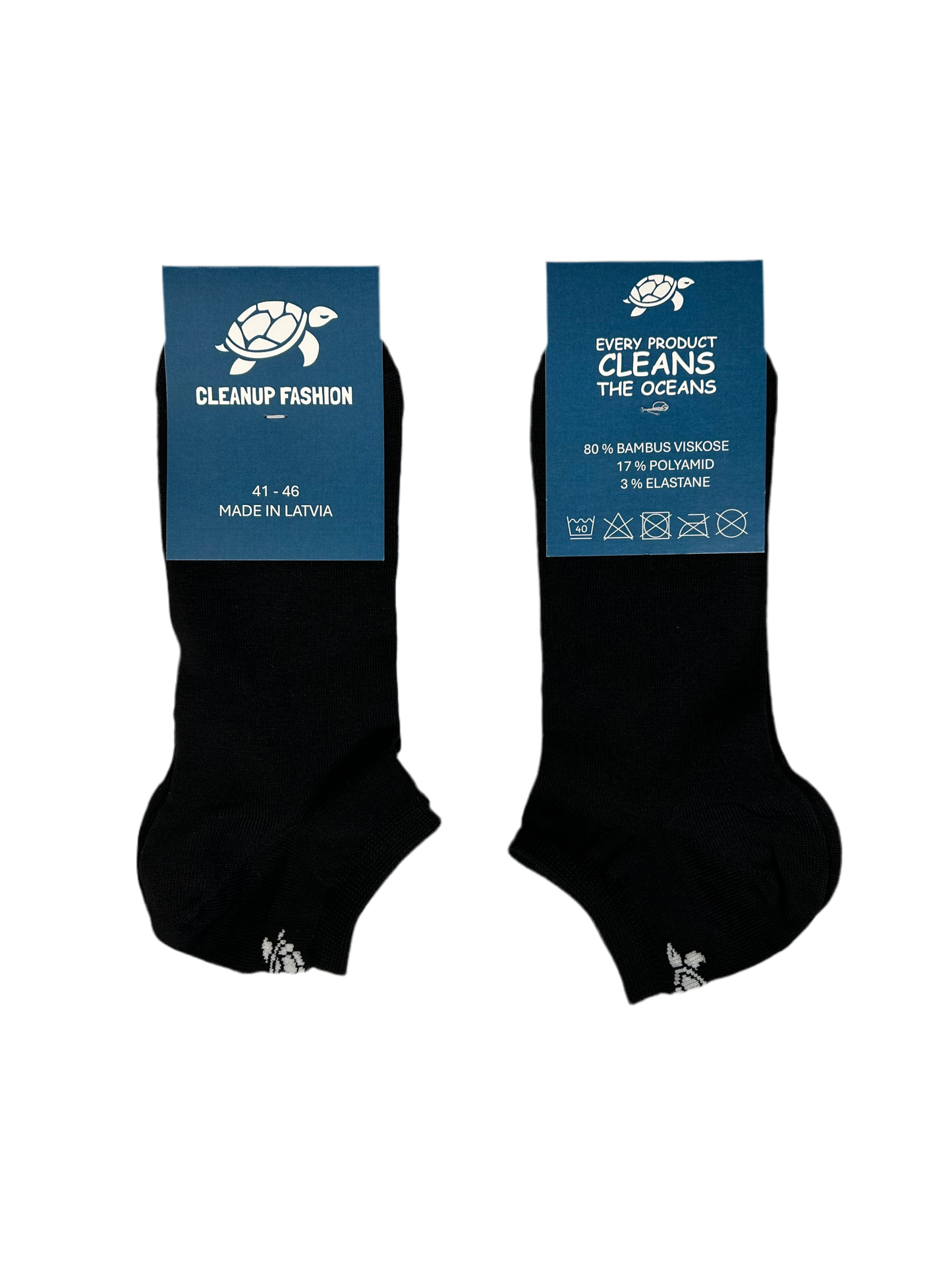 UNISEX Short Socks Black