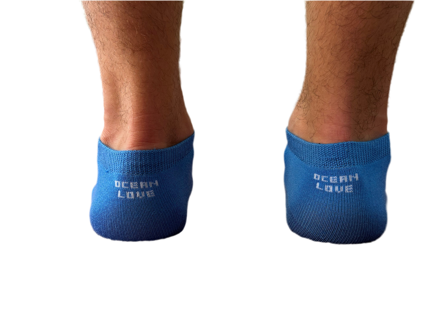 UNISEX Short Socks Blue "OCEAN LOVE"