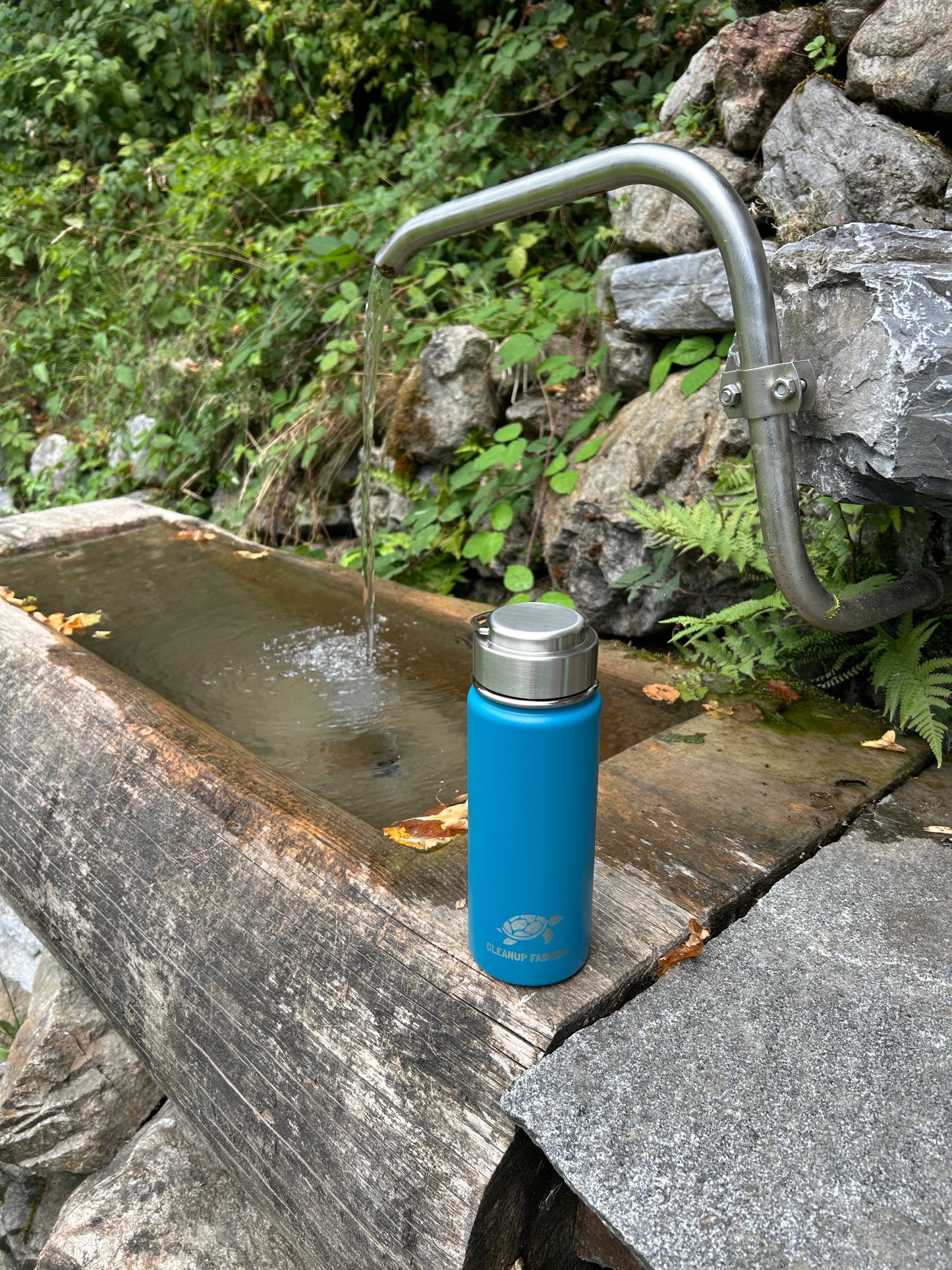 Cleanup Fashion Bottle Steel Cap Blue