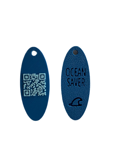 Ocean Saver Surfboard Keychain