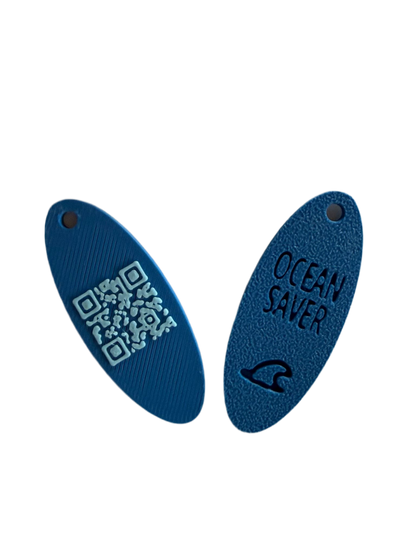 Ocean Saver Surfboard Keychain