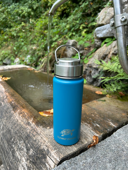 Cleanup Fashion Bottle Steel Cap Blue