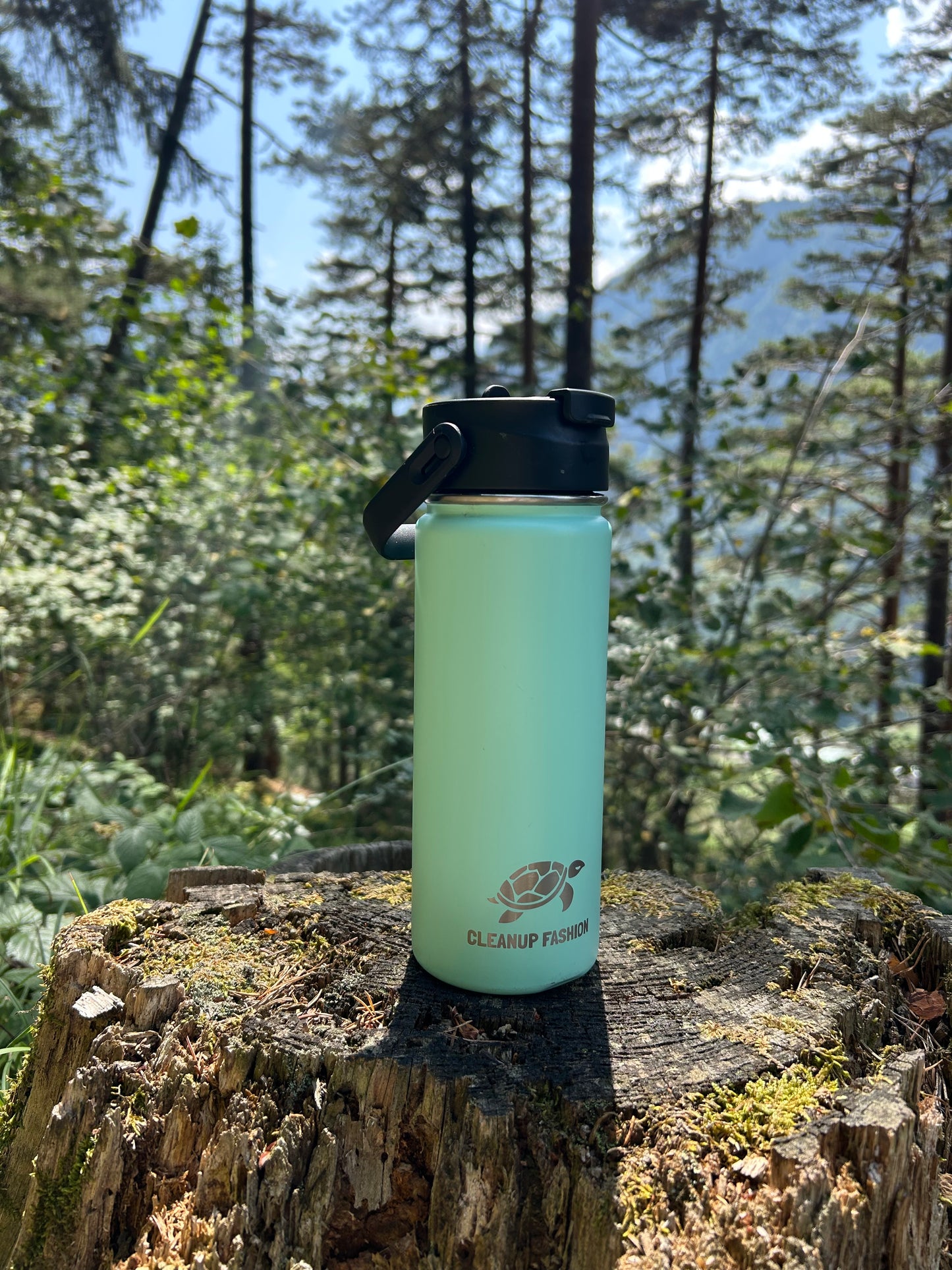 Cleanup Fashion Bottle Active 2 in 1 Cap Mint