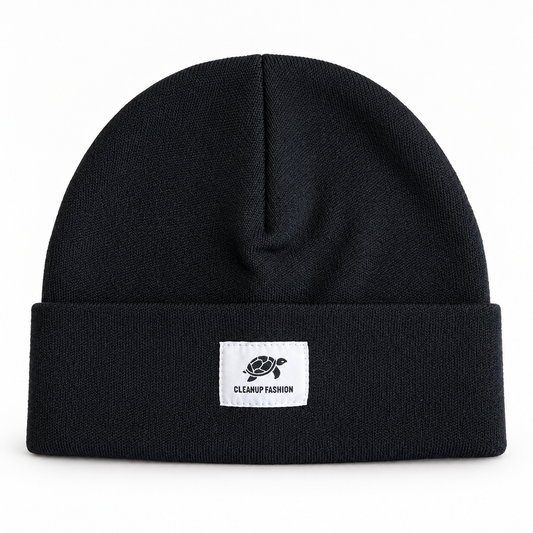 Essential Merino Beanie Black