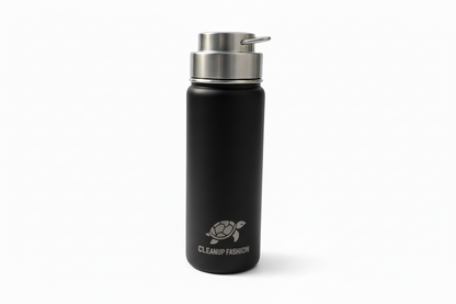 Impact Bottle Steel Cap Black