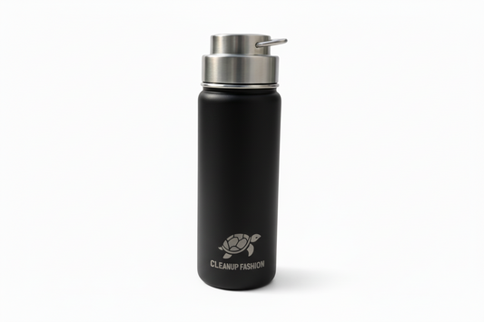 Impact Bottle Steel Cap Black